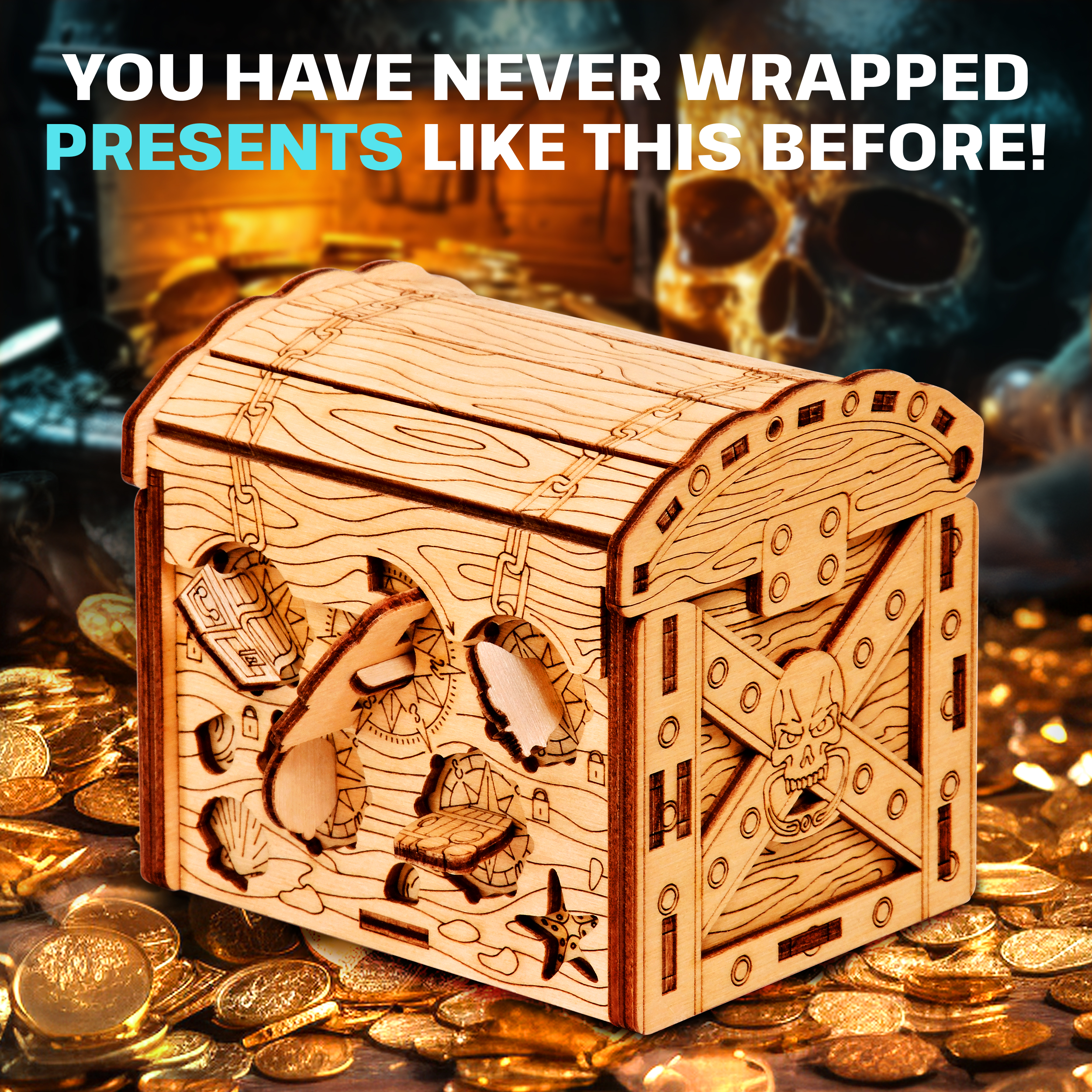 Images and photos of Pirate's Treasure Chest. ESC WELT.